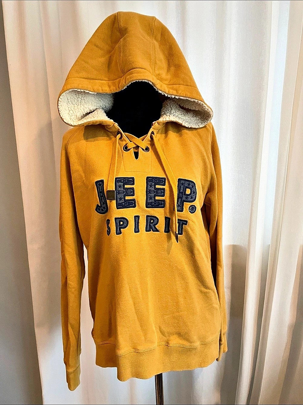 JEEP Spirit Yellow Sherpa-Lined Hoodie